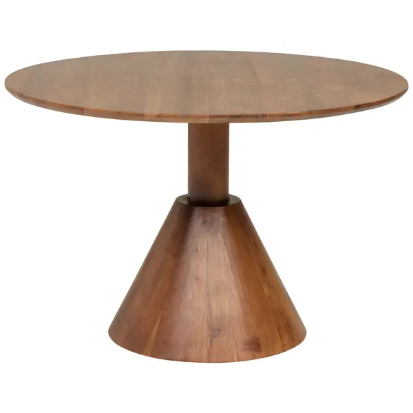 Masă din lemn, 115/115/76 cm,