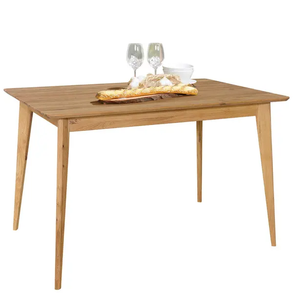 Masă din lemn, 120/80/76 cm,