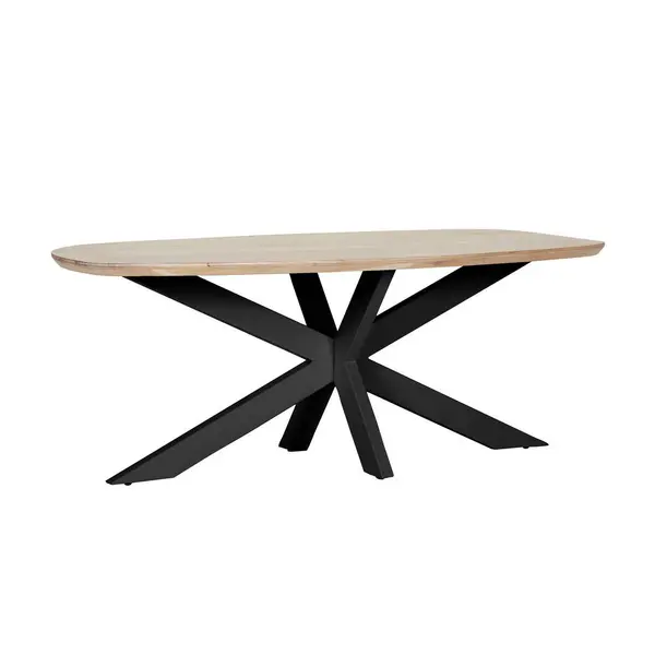 Masă din lemn, 200/100/77 cm,
