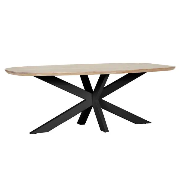 Masă din lemn, 220/100/77 cm,