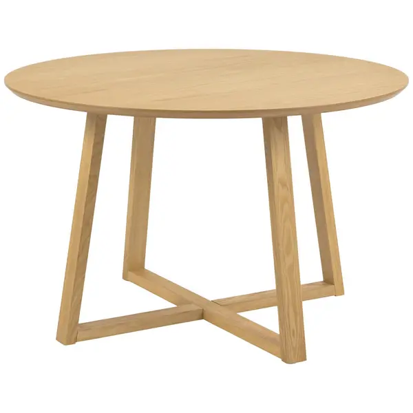 Masă din lemn, material pe bază de lemn, 120/120/75 cm,
