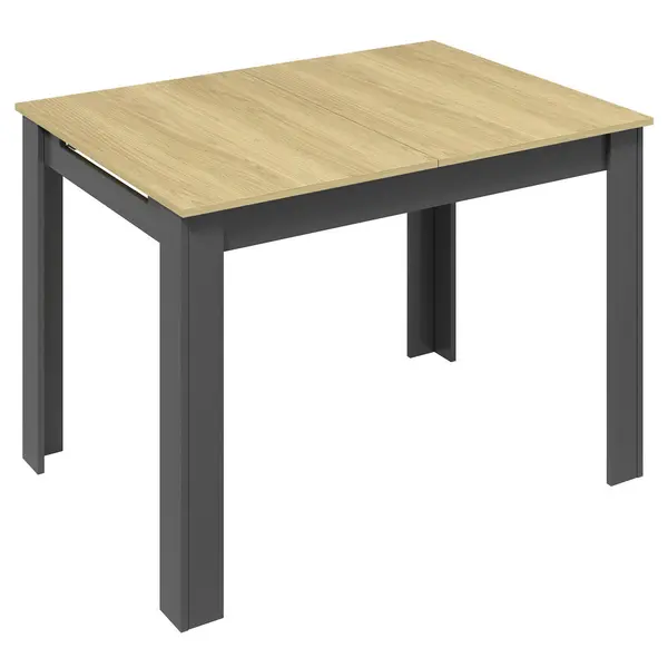 Masă din material pe bază de lemn, 109-149/80/75,5 cm,