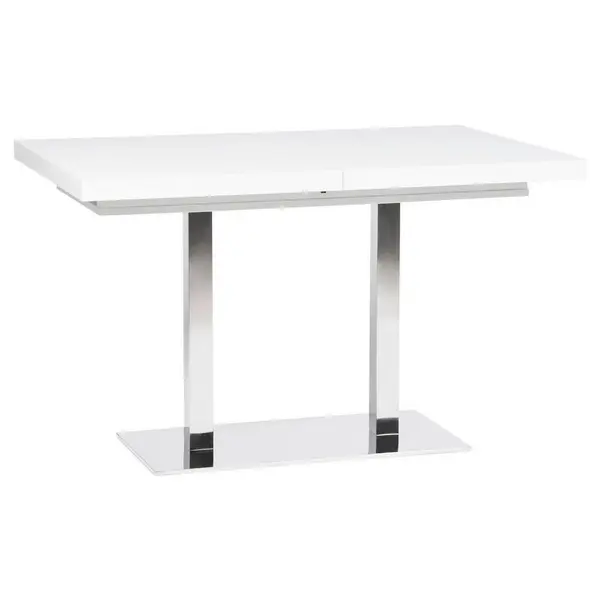 Masă din material pe bază de lemn, 120-200/80/74 cm,