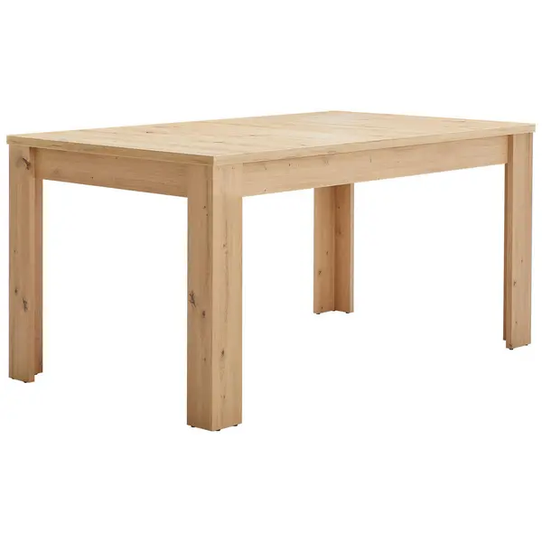 Masă din material pe bază de lemn, 160-240/90/76 cm,