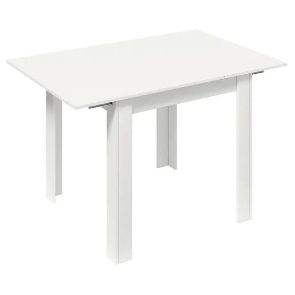 Masă din material pe bază de lemn, 80-120/80/75,5 cm,