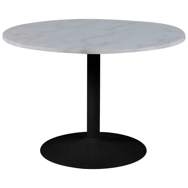 Masă din metal, piatră, 110/110/75 cm,