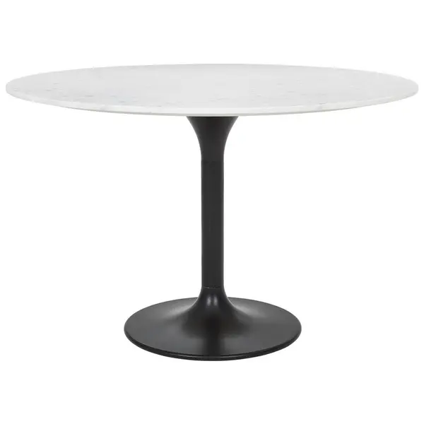 Masă din metal, piatră, 120/120/76 cm,