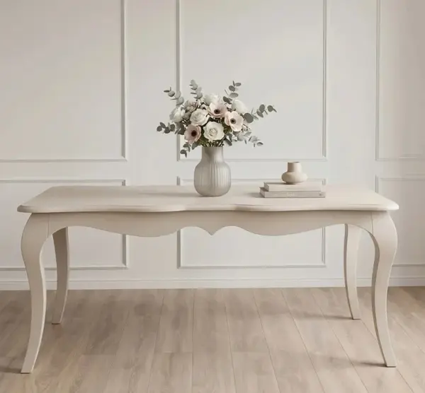 Masa dining 'Chic' 180x90 cu finisaj Periat usor