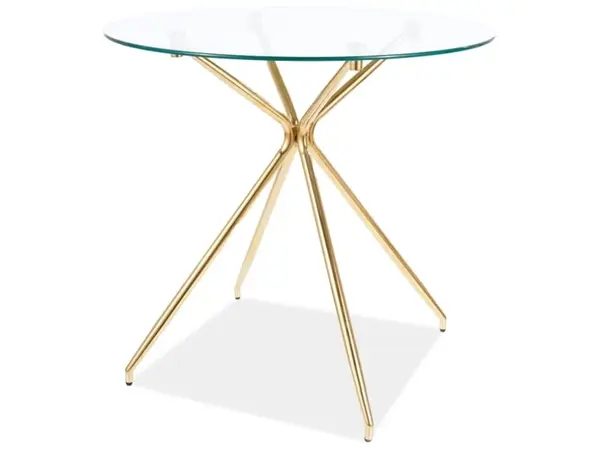 Masa ELEONORA GOLD Ø80 CM - Gold / Ø80cm