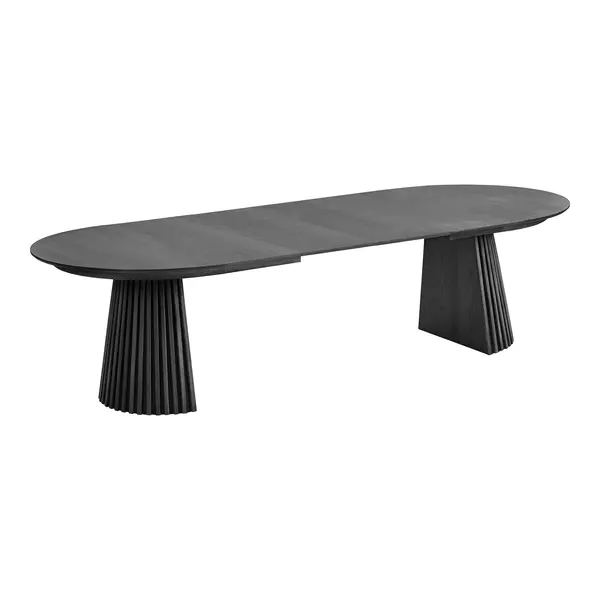 Masa extensibila CALVENA 200(250/300) x 120 CM - Negru