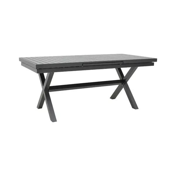 Masa extensibila Dagyn Alb din aluminiu, 180-240x90x76 cm