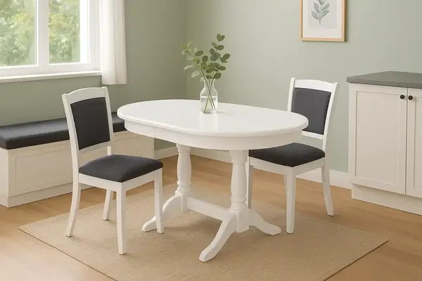 Masa Extensibila Dining Mini Europa Alba 120 160 x 80 x 80 cm