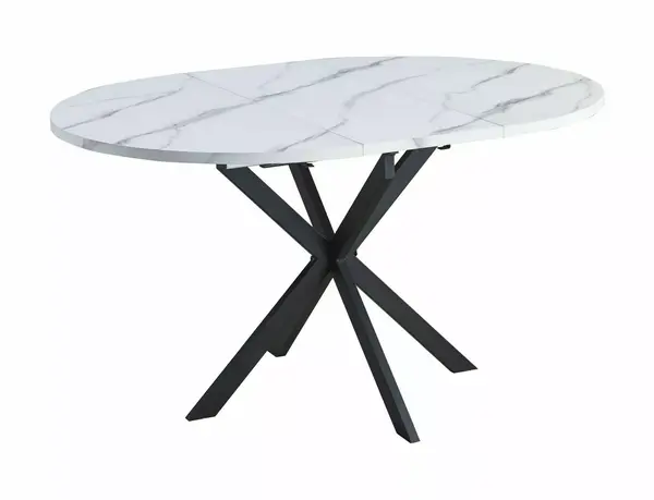 Masa extensibila GALANTY WHITE 100(135) x 100 CM - Alb / 100(135)x100cm
