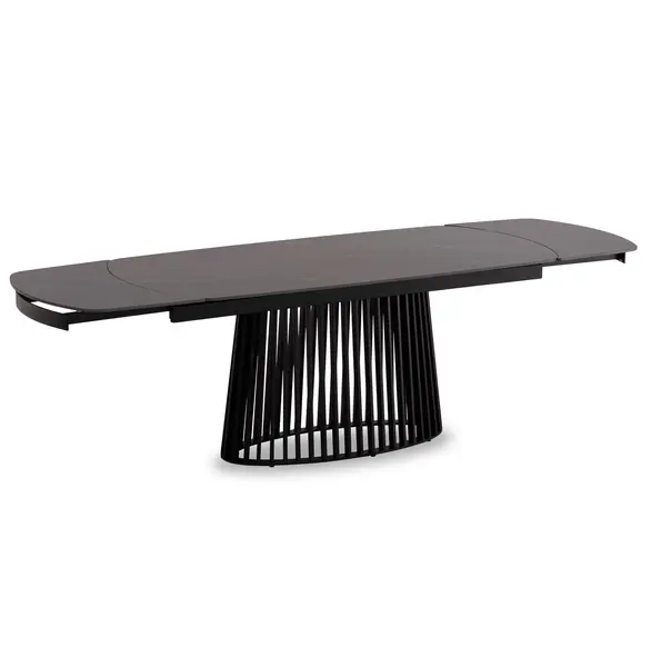 Masa extensibila MEMNON 180(+40+40) x90CM - Negru