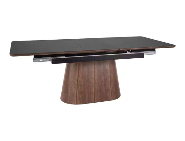 Masa extensibila NEVAN BLACK 160(200) x 90 CM - Negru / 160(200)x90cm