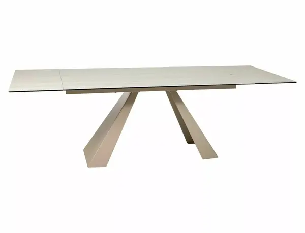 Masa extensibila Salvadore Ceramic bej mat/cașmir L160-240xl90 cm