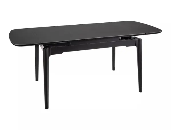 Masa extensibila Sento neagra L120-180xl80 cm