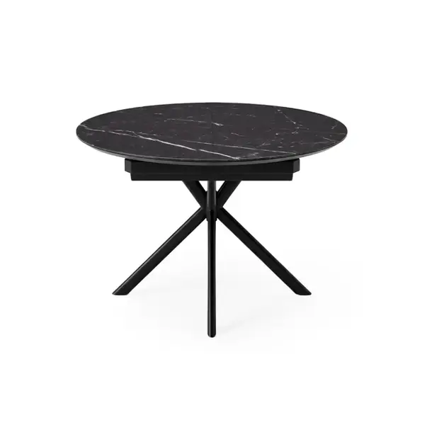 Masa extensibila UPSALO W/B/G 100(140)/120(170) x 100/120 CM - Negru / 100(140)x100cm