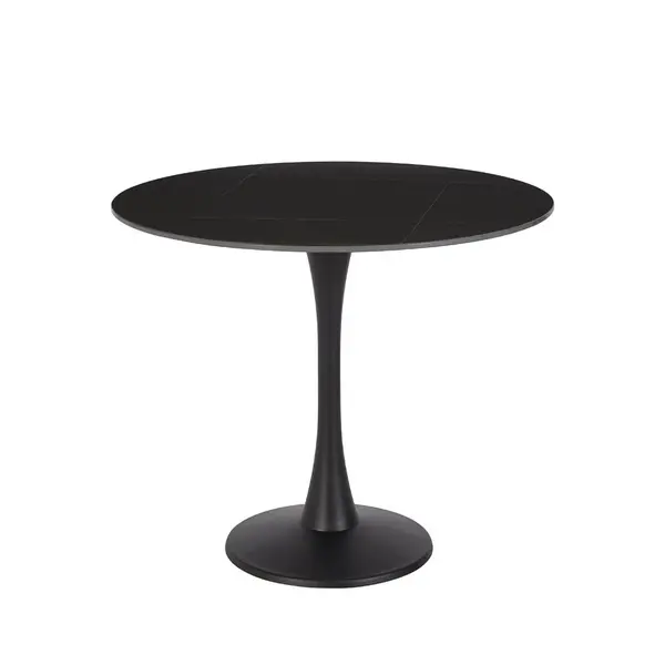 Masa GALDOR Ø90CM - Negru / Ø90cm