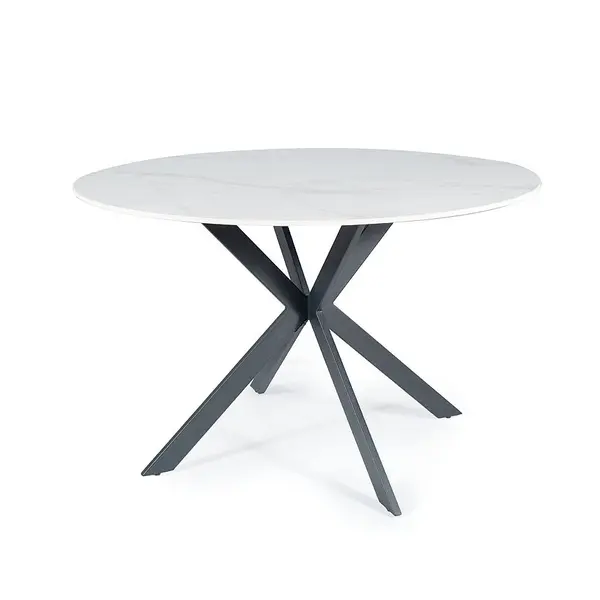 Masa GORTEN WHITE Ø120 CM - Alb / Ø120cm