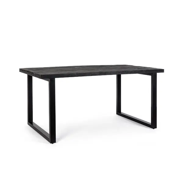 Masa HASTINGS 200 x 100/ 160 x 90 CM - 160x90cm / Negru