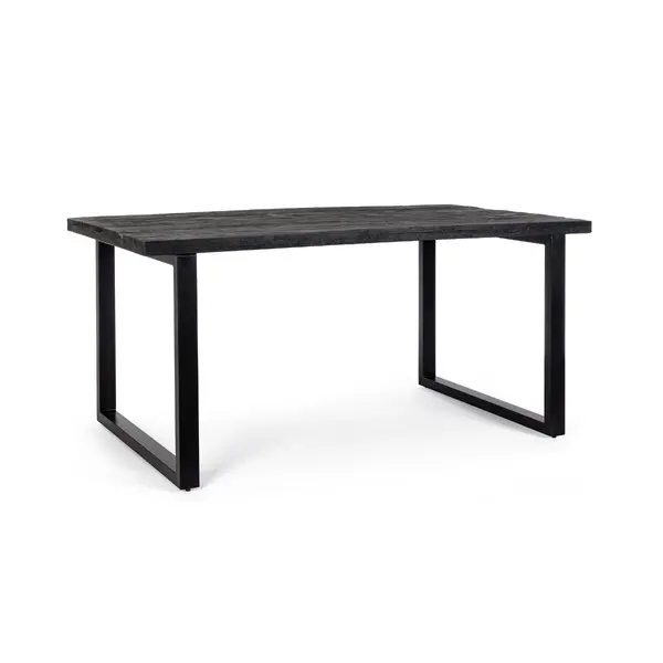 Masa HASTINGS 200 x 100/ 160 x 90 CM - 200x100cm / Negru