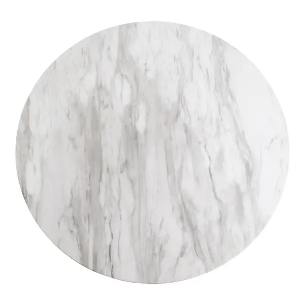 Masa JOHANA BLACK Ø110 CM - Alb / Ø110cm