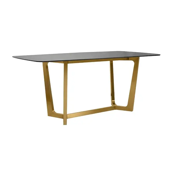 Masa JOLIA 180 x 90 CM - Negru / 180x90cm