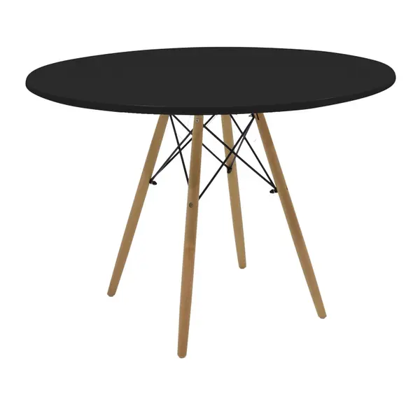 Masa Julita Negru 120x120x73 cm