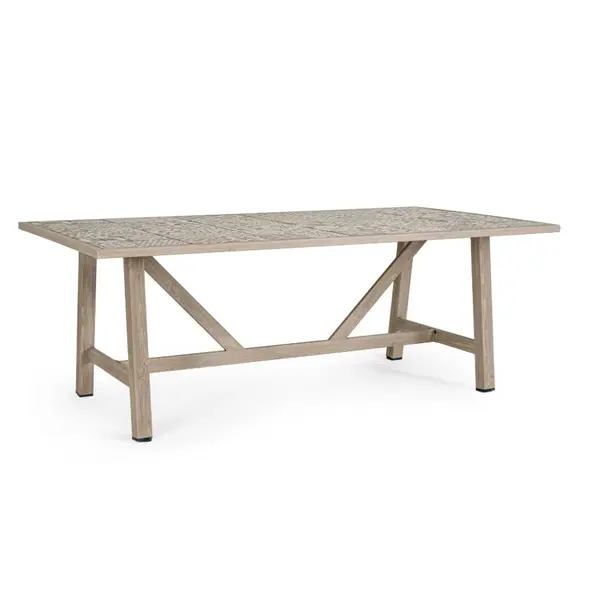 Masa KALIMERA TIMBER 206 x 106CM - Default Title