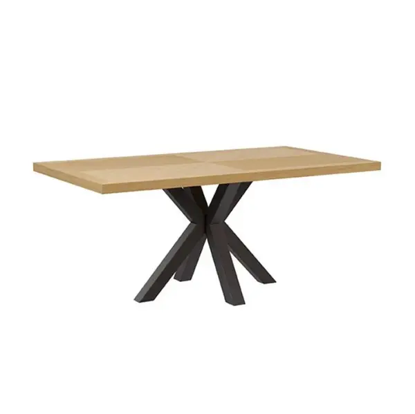 Masa LAINE 140x90/160x90/180x100/200x100 CM BLACK - 200x100cm / Lemn