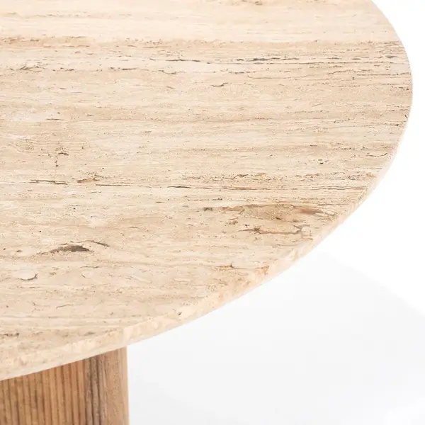 Masa LEYSEN Ø130 CM - Cream / Ø130cm