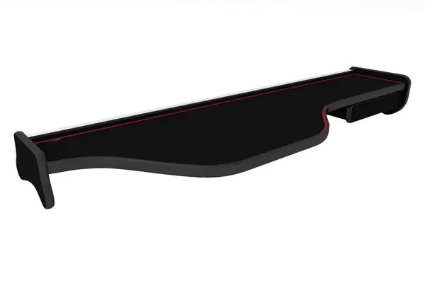 Masa lunga bord camion compatibila cu DAF XF 105 (01.2006-12.2013), Negru cu cusatura rosie