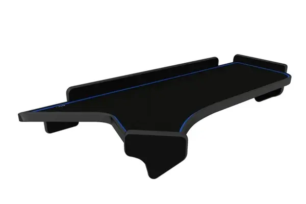 Masa lunga bord camion compatibila cu Iveco Stralis HI-WAY si Iveco Stralis XP, Negru cu cusatura albastra