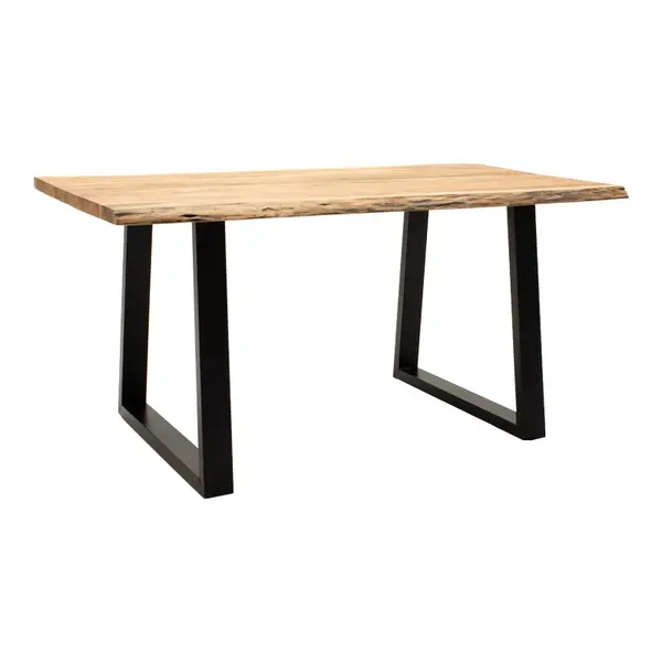 Masa Miles Slim Boho, Pako World, Lemn de salcam, Natural, 180x90x76 cm