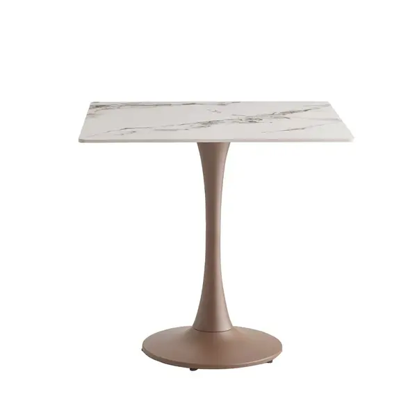 Masa NERISO 80CM - Alb / 80x80cm