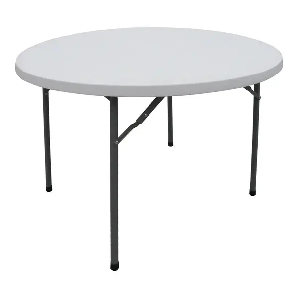 Masa pliabila Comfort, Pako World, Valiza Alba, 120x120x74 cm