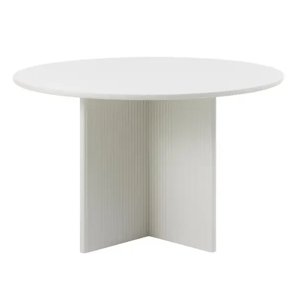 Masa RALMA GREIGE Ø110 CM - Alb / Ø110cm