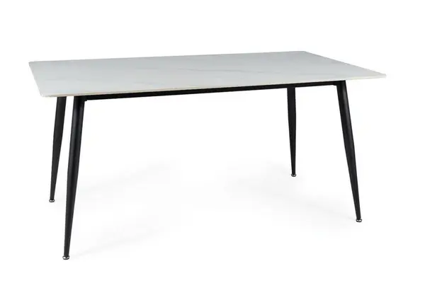 Masa Rion alb/negru L160xl90 cm