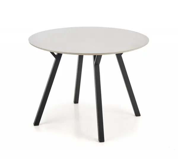 Masa rotunda Balrog gri deschis - d100xh74 cm