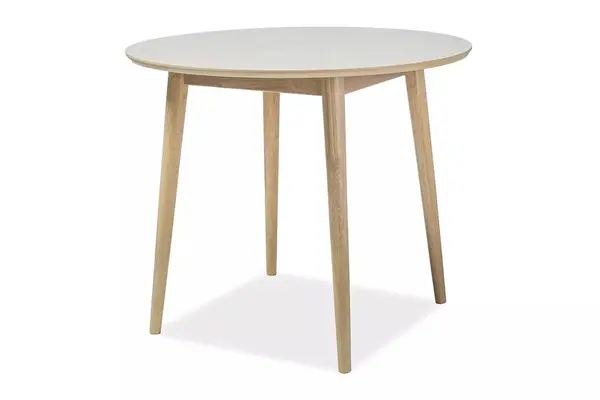 Masa rotunda Nelson stejar miere ø90 / h75 cm