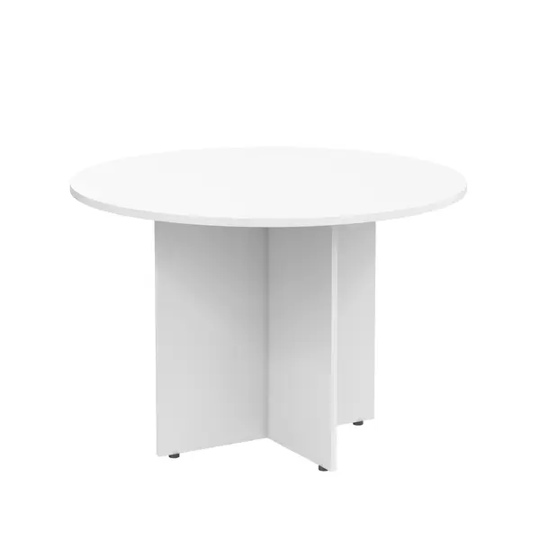 Masa sedinta rotunda Semba PRG 1 Alb, D 1100 x 75,5 cm