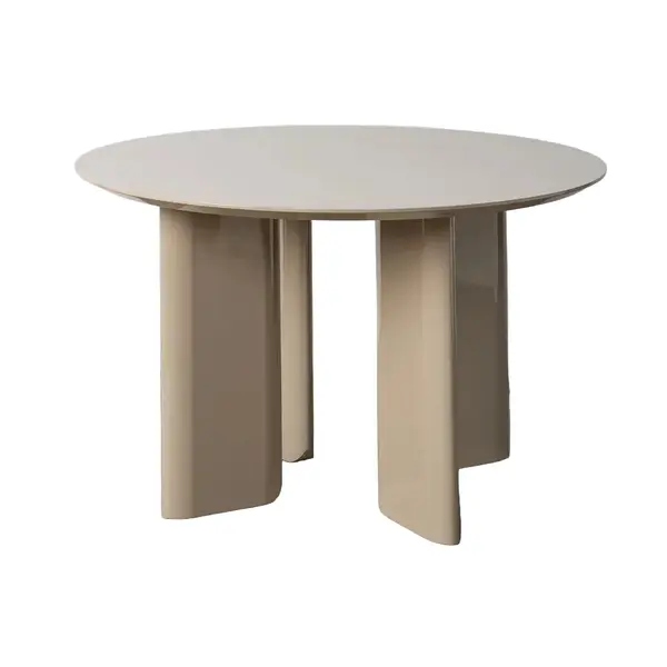 Masa SORIA GLOSS Ø120 CM - Taupe / Ø120cm
