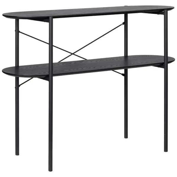 Masă Tip Consolă din material pe bază de lemn, lemn, metal, 99,5/75,5/35,5 cm