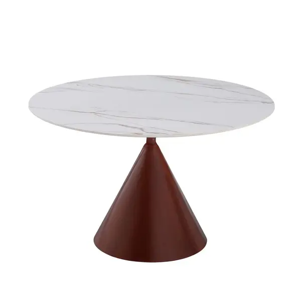 Masa VERLINE Ø120 CM - Ø120cm / Alb