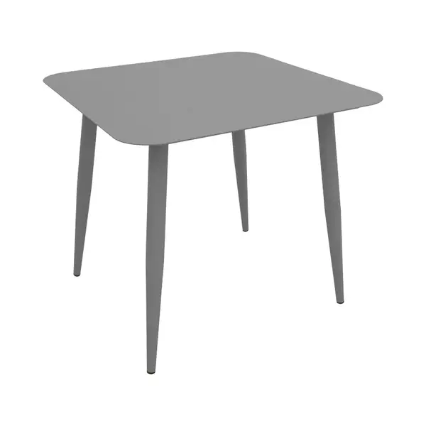 Masa Vista Pakoworld din aluminiu, nuanta antracit, 80x80x72cm Masa Vista Pakoworld din aluminiu, nuanță antracit, 80x80x72cm