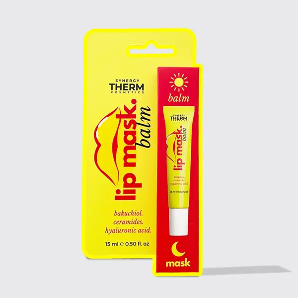 Mască/balsam pentru buze, Lip Mask/Balm, cu Bakuchiol, Ceramide și Acid Hialuronic cu efect intens hidratant și antirid