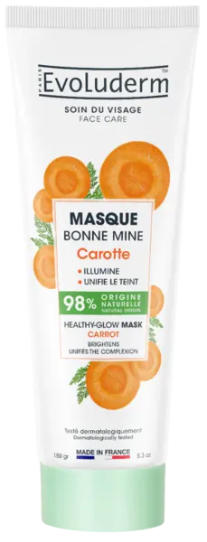 Masca Bonne Mine Carotte, 150g, Evoluderm