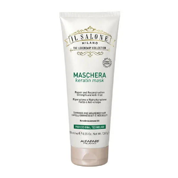 Masca cu keratina pentru par deteriorat Il Salone Milano Keratin, 250ml, Alfaparf Milano Professional
