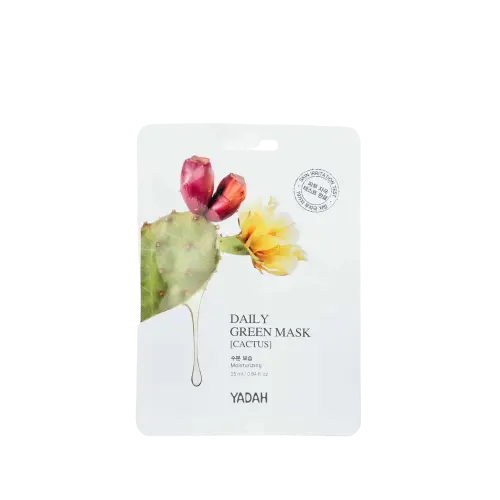 Masca de fata Cactus Daily Green, 25ml, Yadah